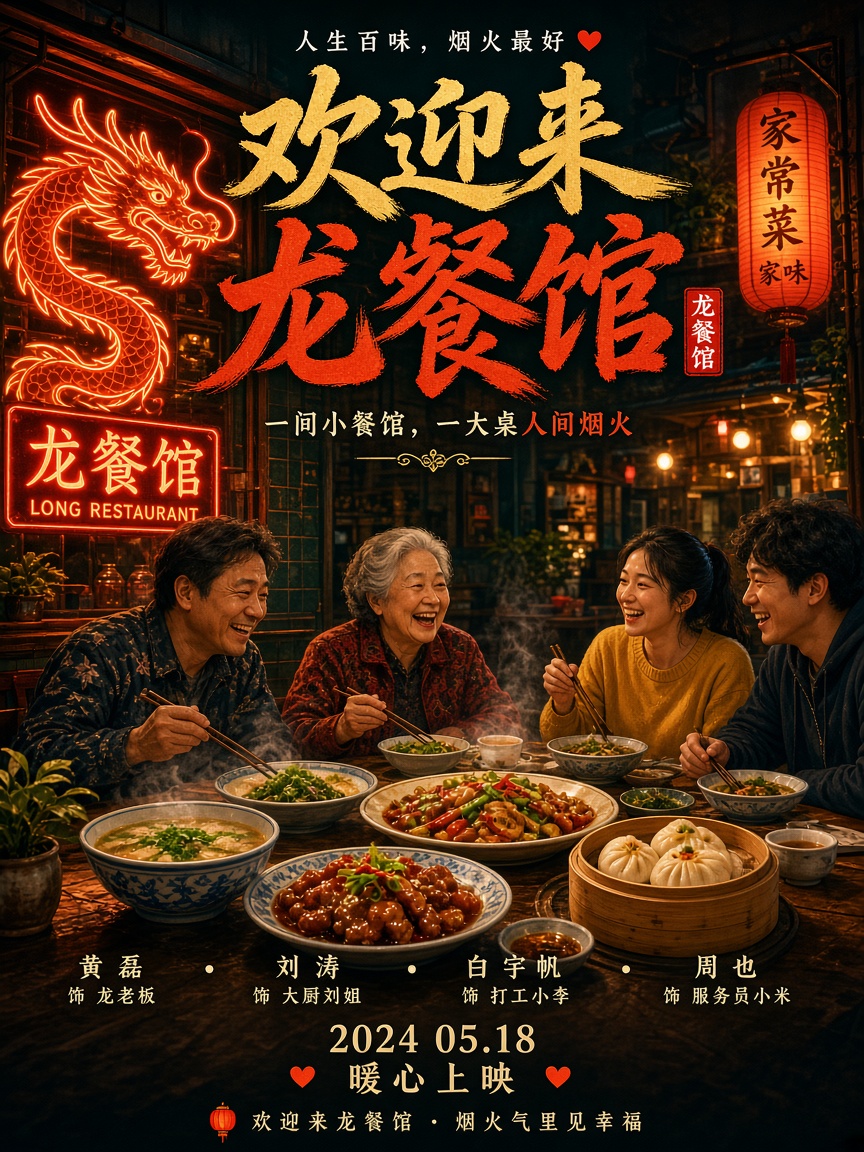 《欢迎来龙餐馆》主题封面