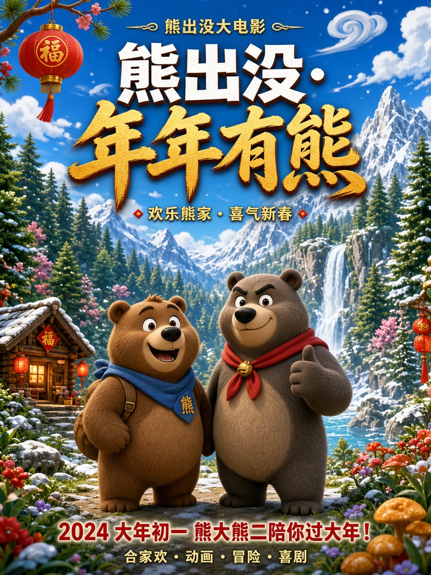 国产电影排行榜：熊猫计划之部落奇遇记